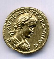 MEDAILLON MENECLEUS CAIUS JULIUS   ETAIN DORE REPLIQUE 35mm - Other & Unclassified