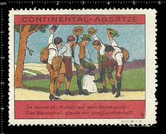 German Poster Stamp, Reklamemarke, Cinderella, Scout, Erkunden, Pfadfinder, Scout Posing, Erkunden Posierend - Oblitérés