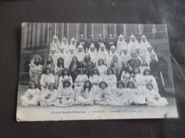 CPA 22 Côte D'Armor Ecole Saint Charles Athalie Classe De IV ème 19/06/1920BE - Other & Unclassified
