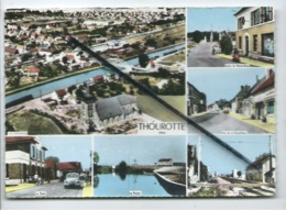 CPM - Thourotte -(Oise) - ( Multivue , Multivues , Renault 4cv  ) - Thourotte