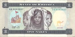 Banconota  ERIRTEA  Da  1   Nakfa  -  Anno 1997. - Eritrea