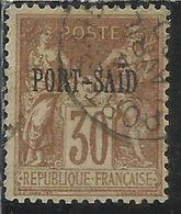 PORT SAID 1899 1900 NAVIGATION AND COMMERCE CENT. 30 USATO USED OBLITERE' - Gebruikt