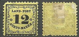 Altdeutschland BADEN 1862 Porto Michel 3 * - Mint