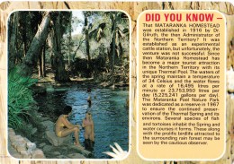 Australia - Did You Know - Mataranka Homestead, NT Unused - Sin Clasificación