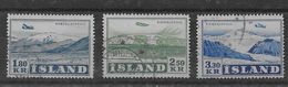 Serie De Islandia Nº Yvert A-27/29 O - Luchtpost