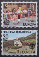 Andorra   SP        Cept   Europa   Folklore   1981     ** - 1981