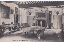 Delcampe - Carte 1910 CHATEAU DE CARROUGES / LA GRANDE SALLE A MANGER - Carrouges