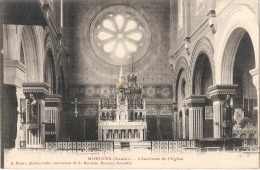 ***  40  ***  MORCENX  Intérieur De L'église - écrite TTB - Morcenx