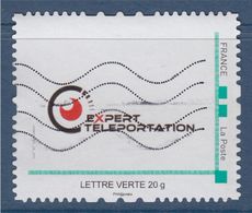 = Expert Téléportation Lettre Verte MonTimbraMoi Oblitéré - Other & Unclassified