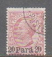 Italy-Italian Offices Abroad-Albania S10 1907 20 Para On 10c Rose Used - Albania