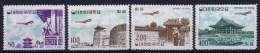 South Korea  Mi Nr 338 - 341 Postfrisch/neuf Sans Charniere /MNH/**  1961 Airmail Yv A 22 - 25 - Korea (Zuid)