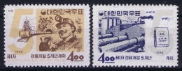 South Korea  Mi Nr 396 - 397  Postfrisch/neuf Sans Charniere /MNH/**  1963 - Korea (Zuid)