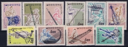 South Korea  Mi Nr 406 - 415 Postfrisch/neuf Sans Charniere /MNH/**  1963 - Korea (Zuid)