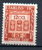 INDE - 1948: Timbre Taxe 12ca   N° 22* - Neufs