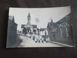 Carte Photo 27 Eure  Thibouville Procession Dans La Rue - Autres & Non Classés