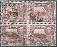 Kenya - Ouganda - Tanganyika  - Yvert N° 58 Oblitéré  Bloc De 4  - Po56803 - Kenya, Uganda & Tanganyika