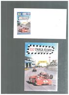 100 TARGA FLORIO RALLY BUSTA & CARTOLINA UFFICIALI NON VIAGGIATE  ALFA ROMEO CF - Rallyes