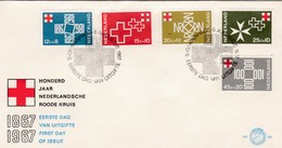 Nederland / Netherlands 1967 FDC 86 Red Cross - FDC