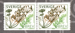 Sweden 2009 MNH Scott #2622 Coil Pair (6k) Dill - Unused Stamps