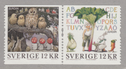 Sweden 2010 MNH Scott #2630 Se-tenant Pair 12k Illustrations Childrens' Books EUROPA - Ungebraucht