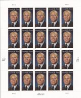 VERINIGTE STAATEN ETATS UNIS USA 2007 GERALD FORD PANE 20V  Sc 4199sp, Mi B4311, Sg MS4784, Yv BF3993 - Ganze Bögen