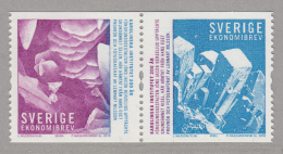 Sweden 2010 MNH Scott #2637 Se-tenant Pair (5.50k) Electron Microscope Photos Karolinska Institut - Neufs