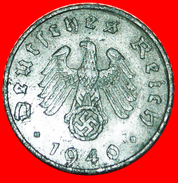 § SWASTIKA: GERMANY ★ 5 PFENNIG 1940A! LOW START★ NO RESERVE! - 5 Reichspfennig