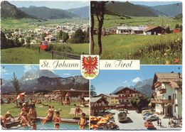 AUSTRIA - ÖSTERREICH - AUTRICHE - 1976 - 6S + Flamme - Tirol - St. Johann In Tirol - Multivues - Viaggiata Da St. Johann - St. Johann In Tirol