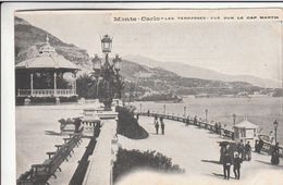 Cp , PRINCIPAUTÉ De MONACO , MONTE-CARLO , Les Terrasses , Vue Sur Le Cap Martin - Terraces