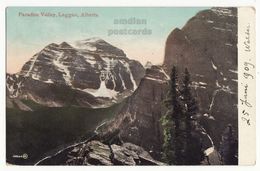 Canada, PARADISE VALLEY, LAKE LOUISE, LAGGAN, Alberta, Antique 1900s Undivided Back Vintage Postcard - Lake Louise