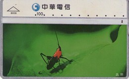 TARJETA TELEFONICA DE TAIWAN, FAUNA, BUG. 842G. 8008. (001) - Andere & Zonder Classificatie