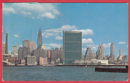 CPSM- USA- NEW YORK CITY - UNITED NATIONS BUILDING **-SUP** 2 SCANS - Autres Monuments, édifices