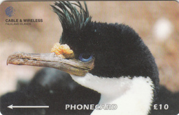 Falkland Islands  Phonecard - (Cormorant ) - Fine Used 229CFKA - Falkland Islands