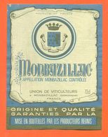 étiquette Ancienne Vin De Monbazillac  à Monbazillac - 73 Cl - Monbazillac