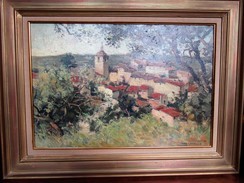 TABLEAU Village De RAMATUELLE - Oils