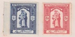 2 TIMBRES -  THE QUEEN'S COMMEMORATION 1837 - 1897  - SUR CHARNIERE - Collections