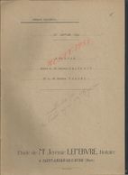 CHAMPIGNY LA FUTELAYE 1951 ACTE D ECHANGE DE TERRES Mr BECHEMIN À VERDET 5 PAGES : - Manuscripts
