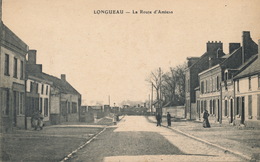 (CPA 80)  LONGUEAU  /  La Route D'Amiens - - Longueau