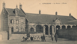 (CPA 80)  LONGUEAU  /  La Mairie - L'École - - Longueau