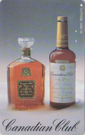 Télécarte Japon / 110-011 - ALCOOL - WHISKY - CANADIAN CLUB - Alcohol Japan Phonecard - ALKOHOL TK - 843 - Alimentation