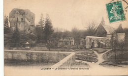 (CPA 80)  LUCHEUX  /  Le Château - Jardins Et Ruines - - Lucheux