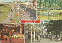 V1784 Greetings From Southport / Viaggiata 1987 - Southport