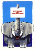 PAGES RAYMOND  DEFENSE DES ELEPHANTS  -  TIRAGE LIMITE 300 EX - Pages