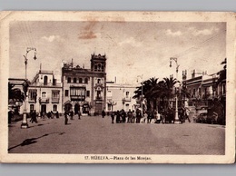 HUELVA Plaza De Las Monjas Animación C. 1918 Nicolás Pomar - Huelva