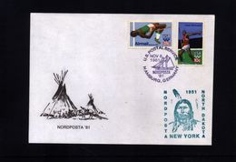 Germany / Deutschland 1981 NORDPOSTA - Hamburg U.S. Postal Service At Nordposta - Storia Postale