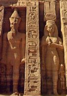 Abu Simbel - Small Rock Temple - Hathor Temple - Formato Grande Non Viaggiata – E 4 - Tempel Von Abu Simbel