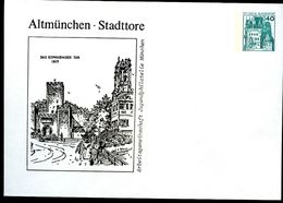 Bund PU110 B2/012 Privat-Umschlag SCHWABINGER TOR MÜNCHEN ** 1979 - Sobres Privados - Nuevos