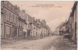 Cpa 23- Bellegarde- Grande Rue Quartier De L'horloge (circulé  En 1924 Voir Scan Recto-verso) - Bellegarde