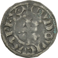 Monnaie, France, Denier Tournois, TB+, Billon, Duplessy:188 - 1223-1226 Luis VIII El León