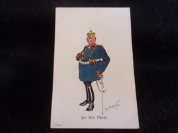 Avant 1903.Militaria .Politique.Satirique.Caricature De L ' Illustrateur Fritz Schöenpflug . B K W 749 N° 4 Voir 2 Scans - Schönpflug, Fritz